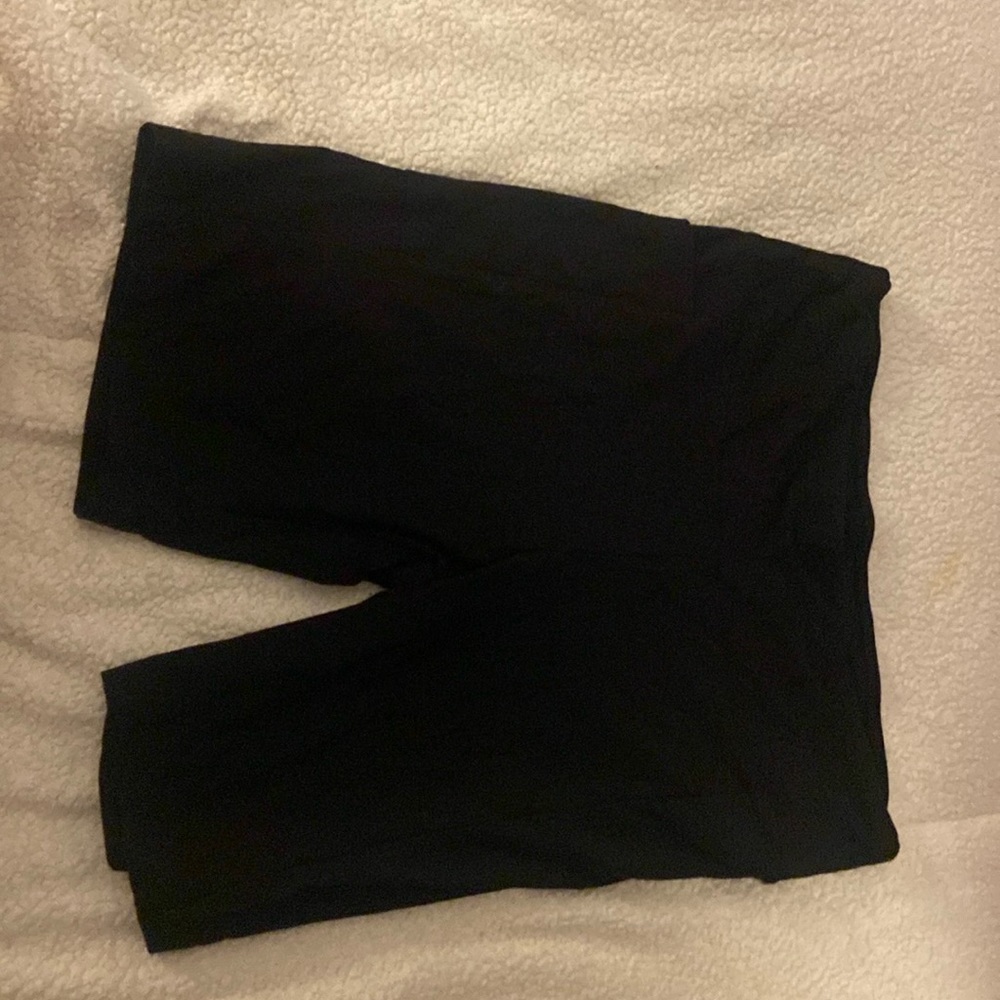 Black biker shorts